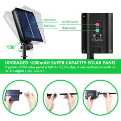 23M 200 LED Luci Della Stringa Solare Per Esterni 8 Modalità Luci Della Stringa Dell'albero Di Natale Luci Della Stringa Di Natale All'aperto Impermeabili Con Telecomando Per La Festa In Giardino Di N -Vendite VIDAXL || LEDVANCE || STEINEL 70835206 5