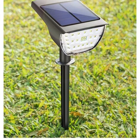 2 Pezzi Faretto Solare Per Esterni, Luci Solari A LED Faretto Solare Regolabile Impermeabile Con Pannello Solare A 180° Illuminazione Esterna Ad Energia Solare Per Giardino, Esterno, Vialetto, Vialett 4 2 Pezzi Faretto Solare Per Esterni, Luci Solari A LED Faretto Solare Regolabile Impermeabile Con Pannello Solare A 180° Illuminazione Esterna Ad Energia Solare Per Giardino, Esterno, Vialetto, Vialett - immagine 4