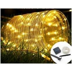 GroupM Solar Light Bar Filo Di Rame LED Fest Light Strips (giallo)