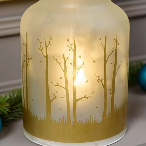 Vaso Magic ø15xH25cm MGR Proiezione RENNE Led BIANCO CALDO - Lotti Importex 2 Vaso Magic ø15xH25cm MGR Proiezione RENNE Led BIANCO CALDO - Lotti Importex - immagine 2