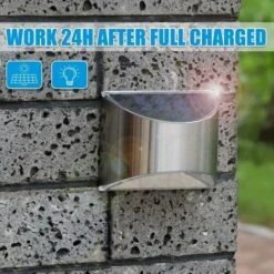 Lampada Solare Per Esterni Potente Lampada Da Parete In Acciaio Inossidabile Con Lampione A Led Impermeabile Illuminazione Di Sicurezza Per Esterni Luce Bianca Senza Fili 10x8x5,3 Cm 2 Pezzi Argento 7 Lampada Solare Per Esterni Potente Lampada Da Parete In Acciaio Inossidabile Con Lampione A Led Impermeabile Illuminazione Di Sicurezza Per Esterni Luce Bianca Senza Fili 10x8x5,3 Cm 2 Pezzi Argento -Vendite VIDAXL || LEDVANCE || STEINEL 72179683 3