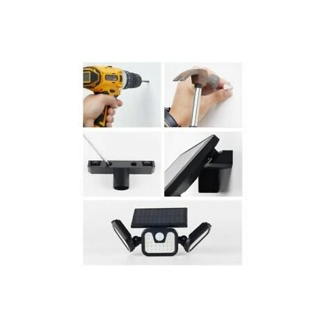 Faretto LED Solare Esterno Luce 2 Faretto LED Solare Esterno Luce - immagine 2