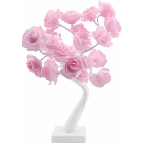 Luce Decorativa Rosa, Luce Notturna Rosa, 24 Petali Di Rosa, Luce Notturna Calda Per Decorazione, Luce Notturna E Regali (Rosa) 1 Luce Decorativa Rosa, Luce Notturna Rosa, 24 Petali Di Rosa, Luce Notturna Calda Per Decorazione, Luce Notturna E Regali (Rosa)