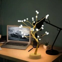 Lampada Da Tavolo LED Tree Bonsai Con Batteria E Inserto Di Alimentazione USB Lampada Da Tavolo Decorazione Albero Lampada Da Tavolo Rame Regolabile Lampada Da Tavolo Night Light 36 -Vendite VIDAXL || LEDVANCE || STEINEL 74689306 4
