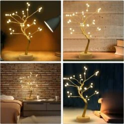 Lampada Da Tavolo LED Tree Bonsai Con Batteria E Inserto Di Alimentazione USB Lampada Da Tavolo Decorazione Albero Lampada Da Tavolo Rame Regolabile Lampada Da Tavolo Night Light 36 -Vendite VIDAXL || LEDVANCE || STEINEL 74689306 5