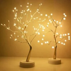Lampada Da Tavolo A LED Tree Bonsai Usa Batteria E USB Lampada Da Inserimento Per Alimentazione Decorazione Albero Lampada Da Tavolo In Rame Regolabile Lampada Da Tavolo Night Light 108 -Vendite VIDAXL || LEDVANCE || STEINEL 74689396 3