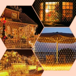 Randaco Rete Di Luci A LED, LED Catene Luminose 8 Modalità Impermeabile Energetico, Dimmerabile Per Casa GiardinoTerrazza DIY Bianco Caldo 2x2M -Vendite VIDAXL || LEDVANCE || STEINEL 74729001 3