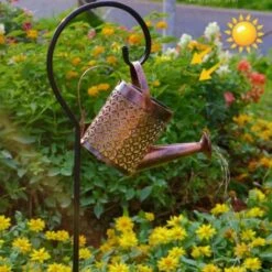 Lampada Da Annaffiatoio A LED Solare Decorazione Da Giardino Ornamenti Da Esterno O Cortile Da Giardino Patio Luci Da Fata Solari Luci Decorative,1 Lamp 1 Bracket,CHINA -Vendite VIDAXL || LEDVANCE || STEINEL 75805642 5