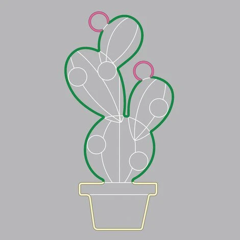 FICO D'INDIA CON VASO H156CM SMD NEON BIFACCIALE LED BIANCO CALDO 1 FICO D'INDIA CON VASO H156CM SMD NEON BIFACCIALE LED BIANCO CALDO