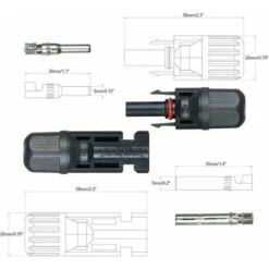 10 Coppie Di Connettori Maschio E Femmina MC4 Fotovoltaici, Giunti Per Moduli Solari Fotovoltaici Con Chiavi Speciali 9 10 Coppie Di Connettori Maschio E Femmina MC4 Fotovoltaici, Giunti Per Moduli Solari Fotovoltaici Con Chiavi Speciali -Vendite VIDAXL || LEDVANCE || STEINEL 76387947 5