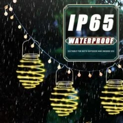 Lanterna Solare All'Aperto Giardino, 4 Pezzi 80 Luci A Spirale Solare Lampada A Sospensione Solare 7 Lanterna Solare All'Aperto Giardino, 4 Pezzi 80 Luci A Spirale Solare Lampada A Sospensione Solare -Vendite VIDAXL || LEDVANCE || STEINEL 76874385 3