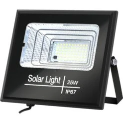 FARO ENERGIA SOLARE LED 25W CON PANNELLO FARETTO CREPUSCOLARE TELECOMANDO -Vendite VIDAXL || LEDVANCE || STEINEL 76954861 5