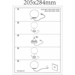 EGLO Outdoor Floor Lamp Monterolo Bianco Bianco Ø30cm H: 30cm IP65 9 EGLO Outdoor Floor Lamp Monterolo Bianco Bianco Ø30cm H: 30cm IP65 -Vendite VIDAXL || LEDVANCE || STEINEL 77437190 5