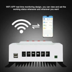 PWM Intelligent Solar Charges Controller App Control Dispositivo Di Monitoraggio Dei Dati In Tempo Reale Controller 12V/24V Per Batterie Piombo-acido Ternarie Al Litio E Litio-ferro (20A) -Vendite VIDAXL || LEDVANCE || STEINEL 77490215 5