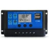 Regolatore Di Carica Solare 100A, Pannello Solare Aggiornato Porta USB Regolatore Intelligente Della Batteria Del Pannello Solare, Regolatore Di Illuminazione Stradale Con Display LCD Regolabile Multi