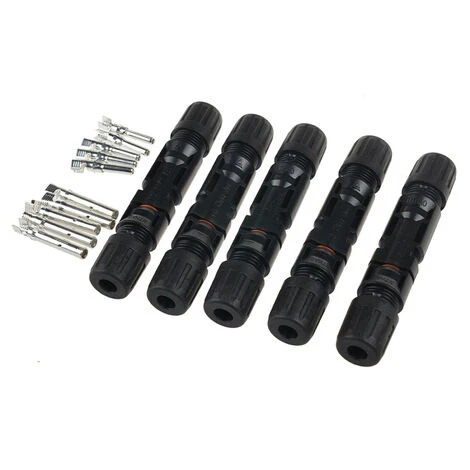 5 Paia Di Connettori Per Cavi Per Pannelli Solari Maschio/femmina Anelli Di Tenuta Doppi Per Un Migliore Effetto Impermeabile IP67 (A501 Pack5) 4 5 Paia Di Connettori Per Cavi Per Pannelli Solari Maschio/femmina Anelli Di Tenuta Doppi Per Un Migliore Effetto Impermeabile IP67 (A501 Pack5) - immagine 4