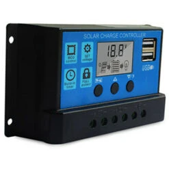 Regolatore Di Carica Solare 20A, Pannello Solare Aggiornato Porta USB Regolatore Intelligente Della Batteria Del Pannello Solare, Regolatore Di Illuminazione Stradale Con Display LCD Regolabile Multif -Vendite VIDAXL || LEDVANCE || STEINEL 77494712 4