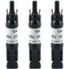 3x 30a Portafusibile Connettore Fusibile Pannello Solare Compatibile Con Mc4