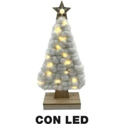 Albero Legno Tessuto Led Bianco Cm15x5h33 -Vendite VIDAXL || LEDVANCE || STEINEL 78328570 5