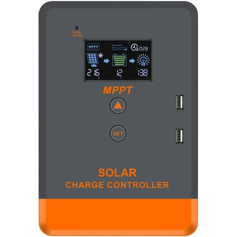 Regolatore Solare MPPT A Tensione Automatica Da 12 Volt/24 Volt Regolatore Del Pannello Solare Display LCD Regolatore Solare Con Retroilluminazione Modalità Di Controllo Del Carico Multiplo Regolatore 1 Regolatore Solare MPPT A Tensione Automatica Da 12 Volt/24 Volt Regolatore Del Pannello Solare Display LCD Regolatore Solare Con Retroilluminazione Modalità Di Controllo Del Carico Multiplo Regolatore