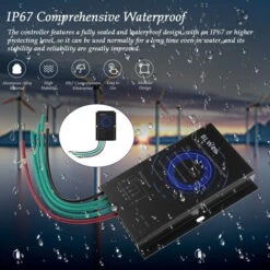 Regolatore Di Energia Eolica In Lega Di Alluminio Design Modulare Regolatore Di Generatore Eolico IP67 Impermeabile 6 Opzionale (1000W 48V) -Vendite VIDAXL || LEDVANCE || STEINEL 78392161 5