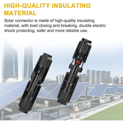 10 Paia Connettori Solari Maschio/femmina Connettori Cavo Pannello Solare Terminale IP67 Impermeabile Per Cavo Fotovoltaico 2.5/4/6mm2 (10 Paia) 2 10 Paia Connettori Solari Maschio/femmina Connettori Cavo Pannello Solare Terminale IP67 Impermeabile Per Cavo Fotovoltaico 2.5/4/6mm2 (10 Paia) - immagine 2