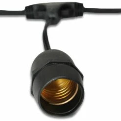 Catenaria Luminosa Americana Luci Led 10m E27 Da Esterno LPGLed Nero,230V 9 Catenaria Luminosa Americana Luci Led 10m E27 Da Esterno LPGLed Nero,230V -Vendite VIDAXL || LEDVANCE || STEINEL 78418423 5