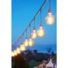 Catenaria Luminosa Americana Luci Led 10m E27 Da Esterno LPGLed Bianco,230V