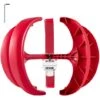 VEVOR Turbina Eolica A Forma Di Lanterna Con 5 Pale Generatore Eolico 100W / 12V Con Controller Integrato, Uso Per Sistemi Di Monitoraggio, Case Mobili, Barche Da Pesca, Marine E Altro Usi Di Ricarica
