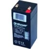 VELAMP 23719 Batteria Ricaricabile Piombo, Attacchi Faston, 4V, 4,5 Ah, Nero