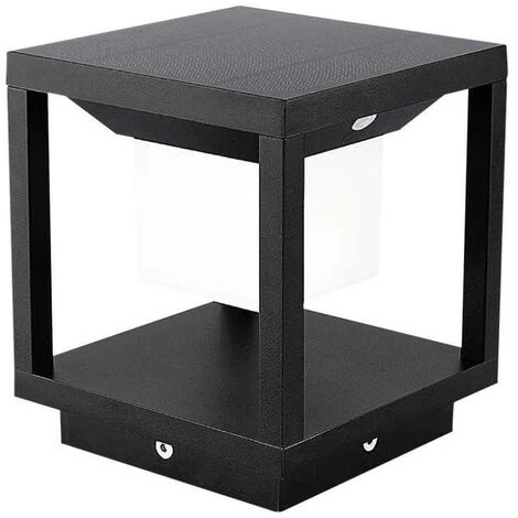 V-TAC Lampada Led Solare Quadrata Da Esterno Con Sensore Pir Movimento Da Terra 2W Colore Nero 3000k IP65 Sku 6805 1 V-TAC Lampada Led Solare Quadrata Da Esterno Con Sensore Pir Movimento Da Terra 2W Colore Nero 3000k IP65 Sku 6805