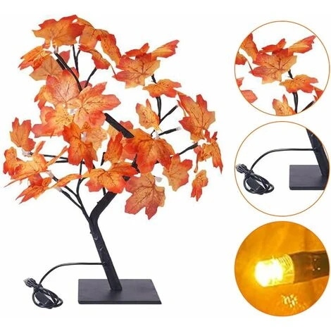 ZOLGINAH Lampada Da Tavolo Foglie Autunnali, Ramo Lampada A LED, Luce Albero A LED, Lampada Da Comodino Camera Da Letto, Luci Notturne Lampada Decorativa Da Scrivania Per Natale, Interni, Decorazioni 5 ZOLGINAH Lampada Da Tavolo Foglie Autunnali, Ramo Lampada A LED, Luce Albero A LED, Lampada Da Comodino Camera Da Letto, Luci Notturne Lampada Decorativa Da Scrivania Per Natale, Interni, Decorazioni - immagine 5