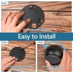 MINKUROW Luci Di Coperta A Led A Bassa Tensione Luce Per Ringhiera Per Scale A Gradini Con Paesaggio Caldo Con 18 Chip Led Ip67 Illuminazione Per Terrazze Esterne Impermeabili Luce Per Recinzione Da G -Vendite VIDAXL || LEDVANCE || STEINEL 81534724 5