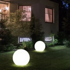 Sfera Luminosa Solare Da Giardino Sfera Luminosa A LED Solare Decorazione Da Giardino Sfera Solare Per Esterno 30 Cm, Con Picchetto Da Terra, Durata Della Luce Circa 6-8 Ore, H 70 Cm, Set Da 2 -Vendite VIDAXL || LEDVANCE || STEINEL 81948262 4