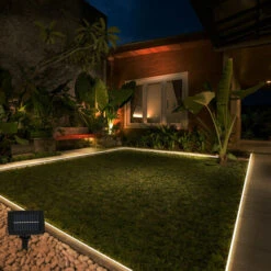 Catena Luminosa A LED A Energia Solare Catena Luminosa A Energia Solare Con Picchetto Da Terra LED Stripe Giardino, Nero, Interruttore, Batteria Ricaricabile, 6500K, L 300 Cm -Vendite VIDAXL || LEDVANCE || STEINEL 82072172 4