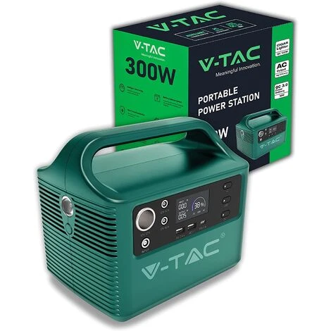 V-TAC Power Station Portatile 300W Accumulatore E Generatore Corrente Potenza Massima 600W 1 V-TAC Power Station Portatile 300W Accumulatore E Generatore Corrente Potenza Massima 600W
