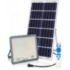 Faro A Led 600W, Pannello Solare Con Sensore Crepuscolare E Telecomando, IP 67
