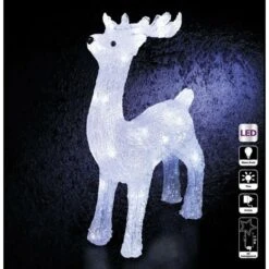 Esterno Di Forma Acrilica -  renna A 40 Led - Feeric Lights & Christmas