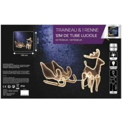 Slitta + 1 Renna Tubo Per Lucciole 12m, Interno Esterno - Maglia - Feeric Lights & Christmas -Vendite VIDAXL || LEDVANCE || STEINEL 83775988 3