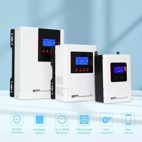 Nuovo Regolatore Di Carica Solare 150V MPPT 30A/60A/80A/120A Inverter 12V-24V-36V-48V APP. WIFI 30A - 1500W 1 Nuovo Regolatore Di Carica Solare 150V MPPT 30A/60A/80A/120A Inverter 12V-24V-36V-48V APP. WIFI 30A - 1500W