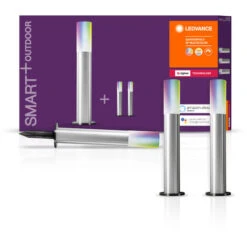 LEDVANCE Luce Da Esterno Smart LED Da Parete, ZigBee, SMART+ Gardenpole Multicolour / 4,30 W, 220…240 V, Ampiezza Fascio Luminoso: 90°, RGBW, 2000…6500 K, Materiale: Alluminio, IP65 -Vendite VIDAXL || LEDVANCE || STEINEL 83910651 4