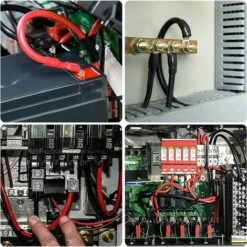 Betterlife 2 Pezzi Cavo Batteria Inverter 12V 5AWG 16mm² Cavi Batteria In Rame Rosso E Nero Cavo Ad Anello In Rame Stagnato Per Moto, Auto, Camper E Barche((50cm(16mm²)) -Vendite VIDAXL || LEDVANCE || STEINEL 85906503 5