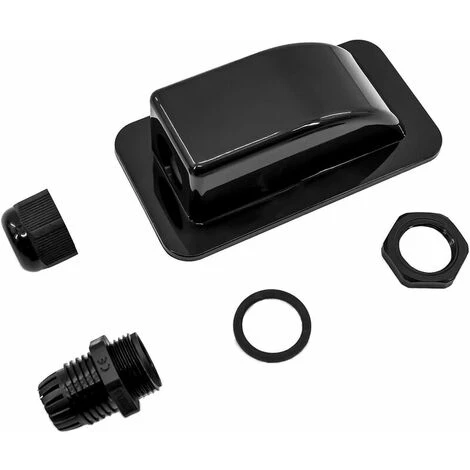 Betterlife Scatola Passacavo Singola In ABS Per Ingresso Cavi Solari Piastra Di Ingresso Cavi Da 3 Mm A 12 Mm-Ghianda Ingresso Cavi Solari Per Tetto Camper Impermeabile, Yacht, Tetti 2 Betterlife Scatola Passacavo Singola In ABS Per Ingresso Cavi Solari Piastra Di Ingresso Cavi Da 3 Mm A 12 Mm-Ghianda Ingresso Cavi Solari Per Tetto Camper Impermeabile, Yacht, Tetti - immagine 2
