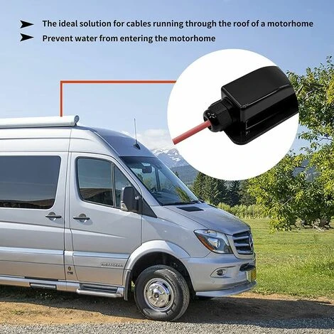 Betterlife Scatola Passacavo Singola In ABS Per Ingresso Cavi Solari Piastra Di Ingresso Cavi Da 3 Mm A 12 Mm-Ghianda Ingresso Cavi Solari Per Tetto Camper Impermeabile, Yacht, Tetti 5 Betterlife Scatola Passacavo Singola In ABS Per Ingresso Cavi Solari Piastra Di Ingresso Cavi Da 3 Mm A 12 Mm-Ghianda Ingresso Cavi Solari Per Tetto Camper Impermeabile, Yacht, Tetti - immagine 5