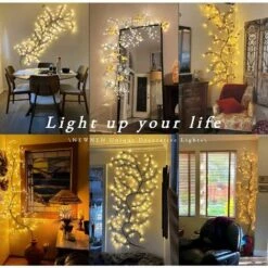 Luci Dell'albero A LED, Decorazione Della Parete Interna Luci Dell'albero In Rattan 72 Decorazioni Natalizie A LED Camera Da Letto Casa (bianco Caldo, Plug-in) -Vendite VIDAXL || LEDVANCE || STEINEL 86178398 3