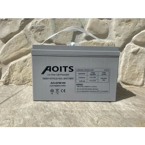 BATTERIA GEL 100AH 12V FOTOVOLTAICO PANNELLI ENERGIA SOLARE NAUTICA CAMPER CASA 2 BATTERIA GEL 100AH 12V FOTOVOLTAICO PANNELLI ENERGIA SOLARE NAUTICA CAMPER CASA - immagine 2