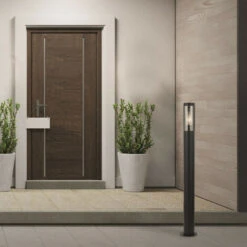 Batton Palo Per Esterni Da 900 Mm, Diffusore Nero E Fumé, IP44 -Vendite VIDAXL || LEDVANCE || STEINEL 87112153 4