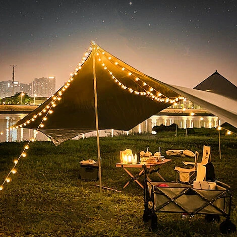 Ghirlande Solari Solare Catena Leggera 20m 160 Leds Decorazione Natalizia All'esterno E All'interno Del Connettore USB Con Telecomando ,bianco Caldo, 8 Modi HENGMEI 2 Ghirlande Solari Solare Catena Leggera 20m 160 Leds Decorazione Natalizia All'esterno E All'interno Del Connettore USB Con Telecomando ,bianco Caldo, 8 Modi HENGMEI - immagine 2