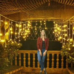 Catene Luminose Da Esterno Lampada Fata Catena Di Luci A LED Da Parete, 8 Modalitŕ Di Illuminazione, IP44, Decorazione Soggiorno, Bianco Caldo, 5m 200 LEDs HENGMEI -Vendite VIDAXL || LEDVANCE || STEINEL 88136300 5