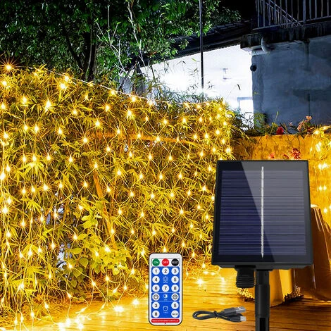 Ghirlande Solari 3 X 2 M Solare Luci A LED Fata Luci Con 8 ModalitĂ di Illuminazione Catena Luminosa IP44 Luci, Con USB Spina,Bianco Caldo HENGMEI 1 Ghirlande Solari 3 X 2 M Solare Luci A LED Fata Luci Con 8 ModalitĂ di Illuminazione Catena Luminosa IP44 Luci, Con USB Spina,Bianco Caldo HENGMEI
